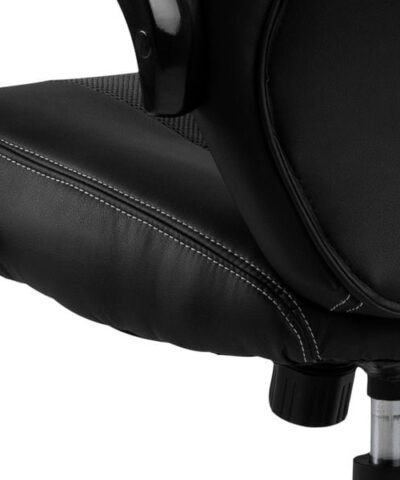 AC Design Bürostuhl Race, mit Polsterrücken und Armlehnen, Schwarz 5