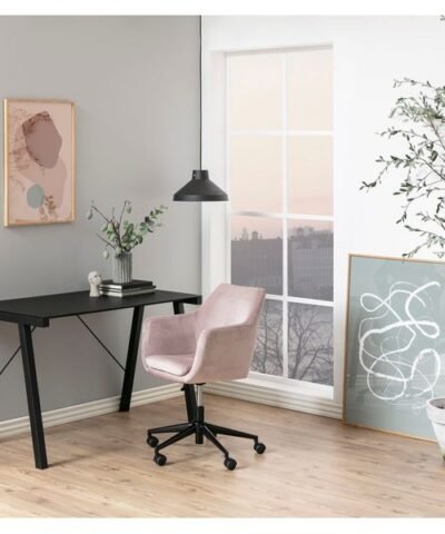 AC Design Bürostuhl Nora, mit Polsterrücken und Armlehnen, Dusty Rose 7
