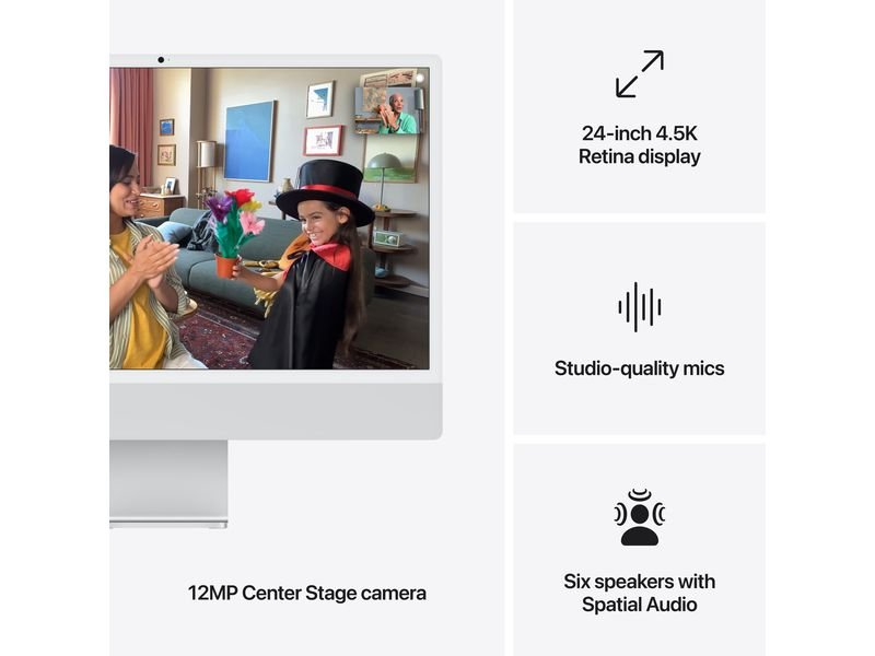 Apple iMac 24″ M4 10C GPU / 512 GB / 16 GB Argent 6