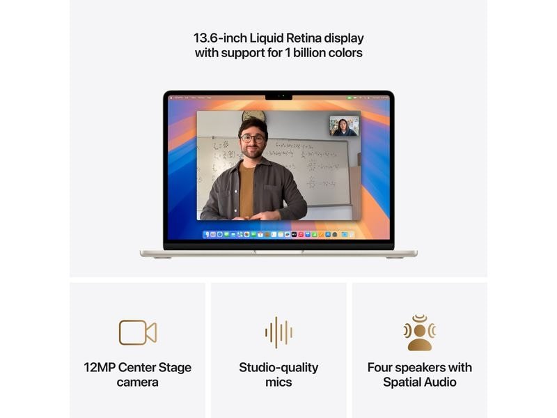 Apple MacBook Air 13″ 2025 M4 10C GPU / 16 GB / 512 GB Starlight 4