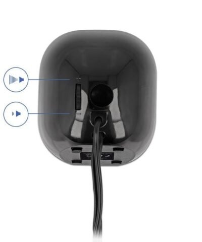 Delock Haut-parleurs de PC Mini jack stéréo 3.5 mm, alimentation USB Noir 2