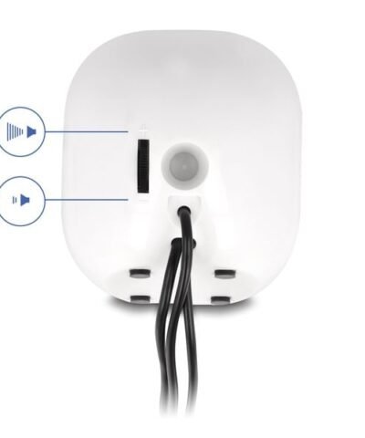 Delock Haut-parleurs de PC Mini jack stéréo 3.5 mm, alimentation USB Blanc 1