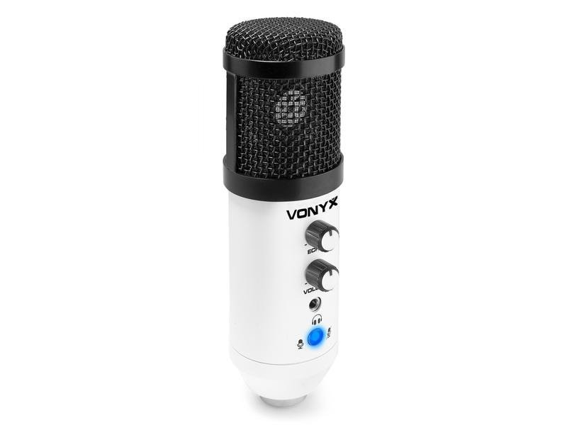 Vonyx Microphone à condensateur CM320W 2