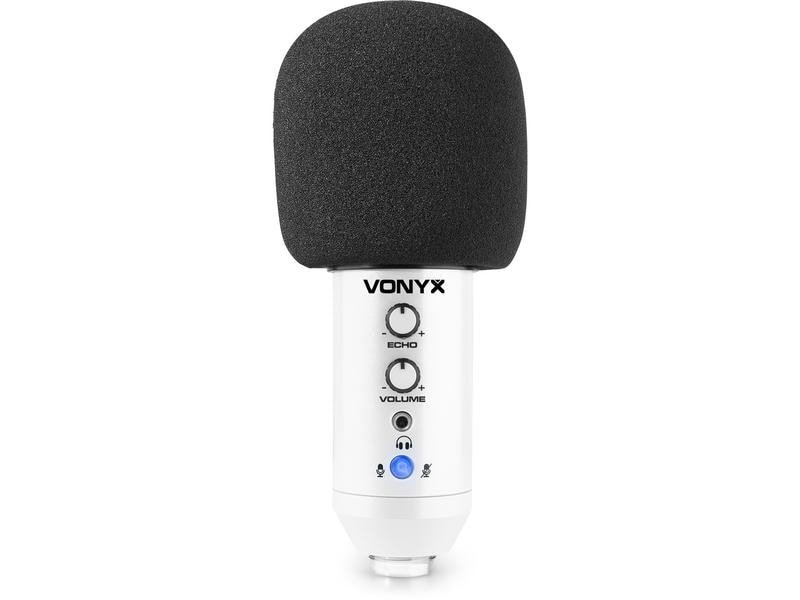 Vonyx Microphone à condensateur CM320W 4