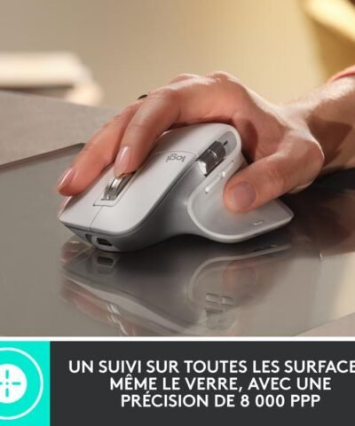 Logitech Souris MX Master 3S Pale Grey 3