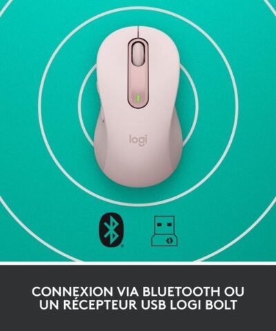 Logitech Souris Signature M650 L Rose 6