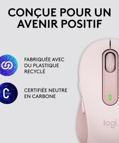 Logitech Souris Signature M650 L Rose 5