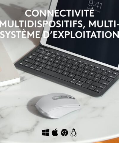 Logitech Souris portable MX Anywhere 3s for Business Pale Grey 8