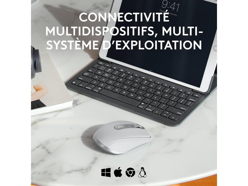 Logitech Souris portable MX Anywhere 3s for Business Pale Grey 8