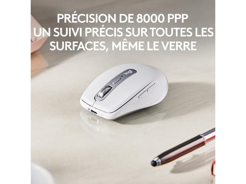 Logitech Souris portable MX Anywhere 3s for Business Pale Grey 3