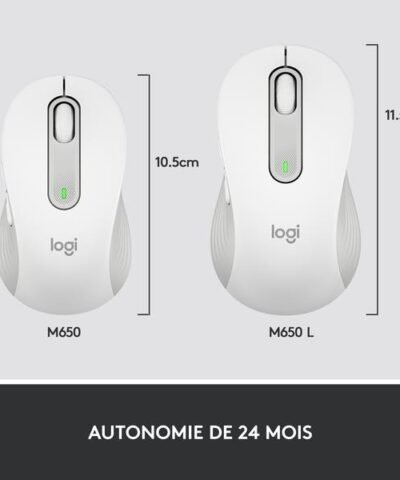 Logitech Souris Signature M650 for Business Blanc 7