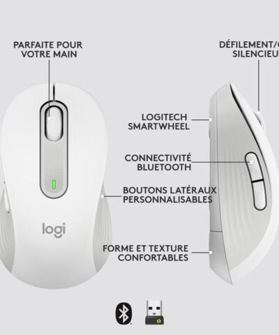 Logitech Souris Signature M650 for Business Blanc 6