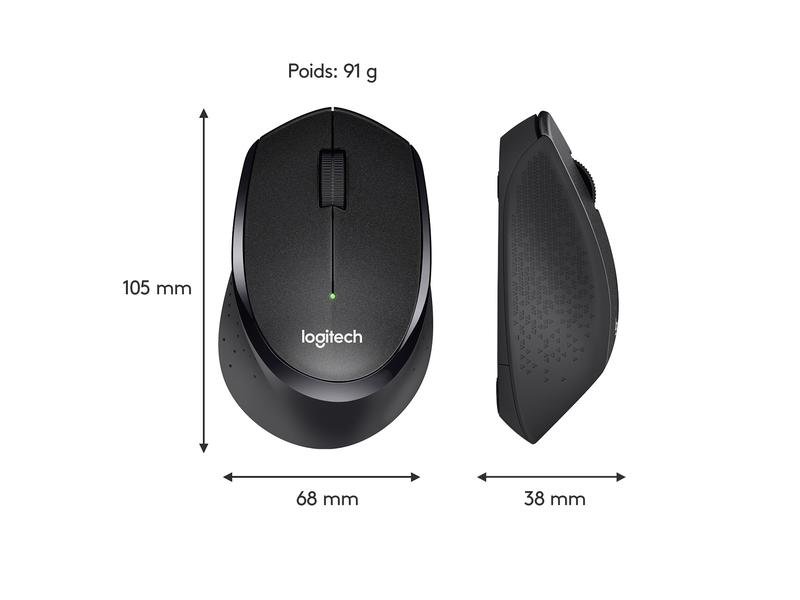 Logitech Souris M330 Silent Plus noir 5