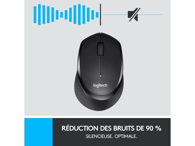 Logitech Souris M330 Silent Plus noir 8