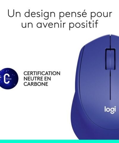Logitech Souris M330 Silent Plus Bleu bleu 8