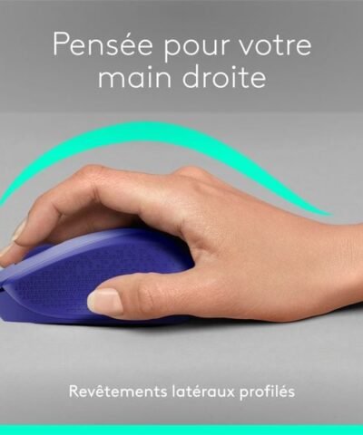 Logitech Souris M330 Silent Plus Bleu bleu 3