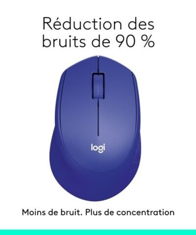 Logitech Souris M330 Silent Plus Bleu bleu 2