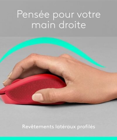 Logitech Souris M330 Silent Plus rouge 3