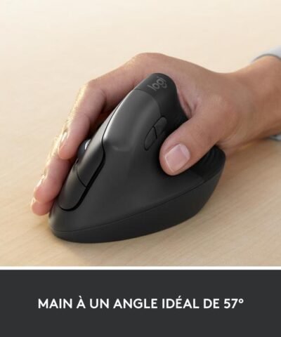 Logitech Souris ergonomique Lift for Business Graphite 4