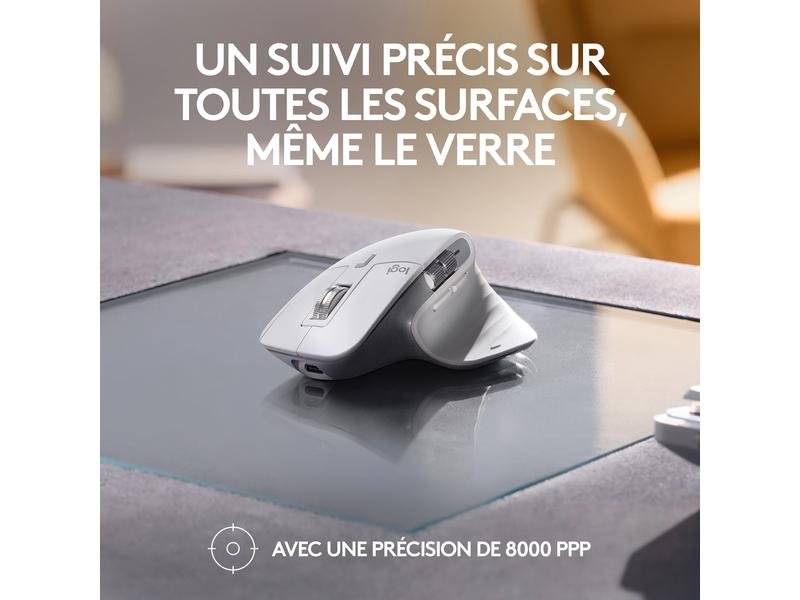 Logitech Souris MX Master 3S for Mac pale grey 2