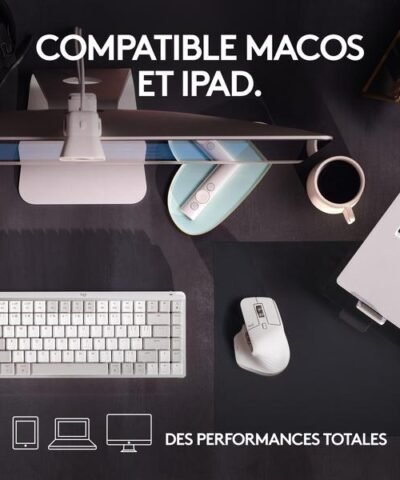 Logitech Souris MX Master 3S for Mac pale grey 1