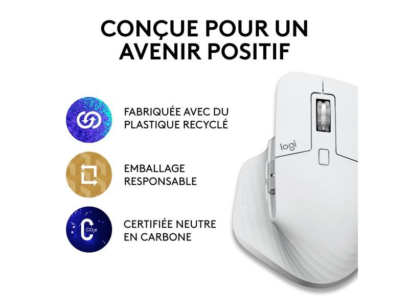 Logitech Souris MX Master 3S for Mac pale grey 5