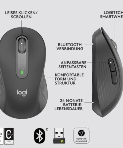 Logitech Maus Signature M650 Graphite 8