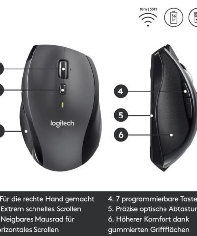Logitech Maus M705 Marathon kabellos 3