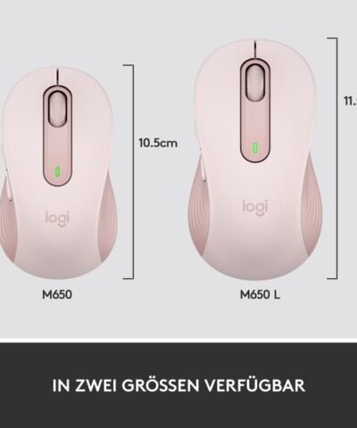 Logitech Maus Signature M650 L Rosa 8