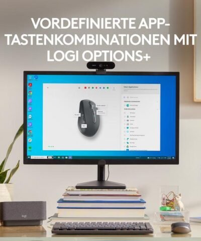 Logitech Mobile Maus MX Anywhere 3s for Business Pale Grey 7