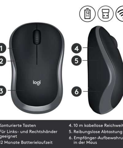 Logitech Maus M185 Wireless 3