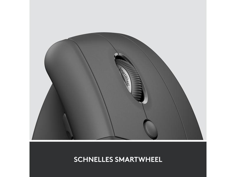 Logitech Ergonomische Maus Lift for Business Graphite 8
