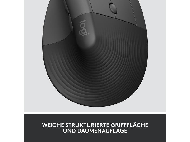 Logitech Ergonomische Maus Lift for Business Graphite 3