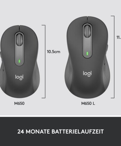 Logitech Maus Signature M650 L for Business Graphite 7