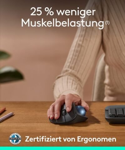 Logitech Trackball Ergo M575s Wireless Graphite 3