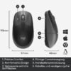Logitech Maus M190 Anthrazit/Schwarz, kabellos 5