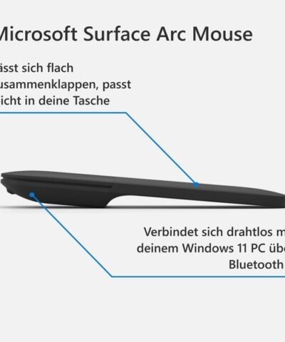 Microsoft Surface Arc Mouse schwarz 2