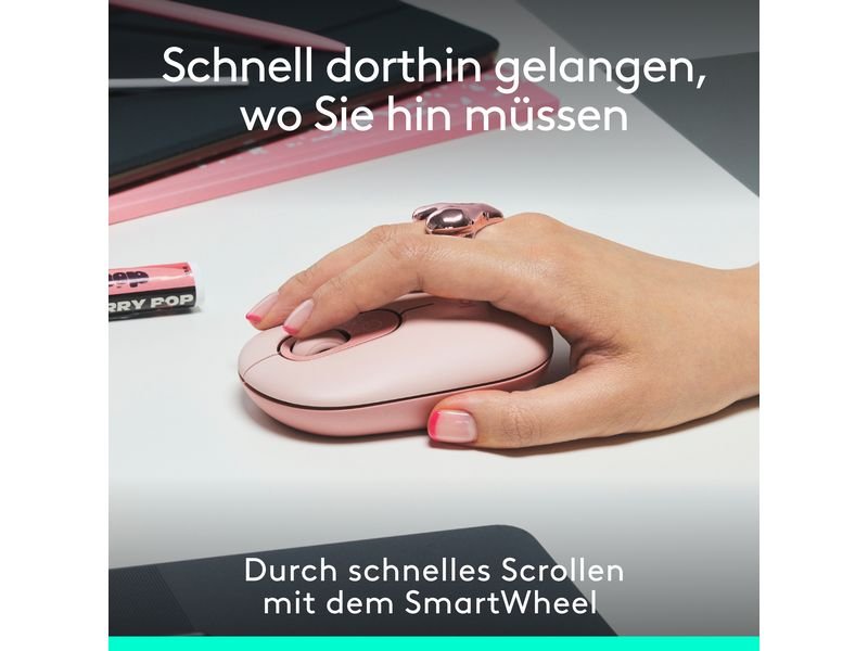 Logitech POP Mouse Rose 3