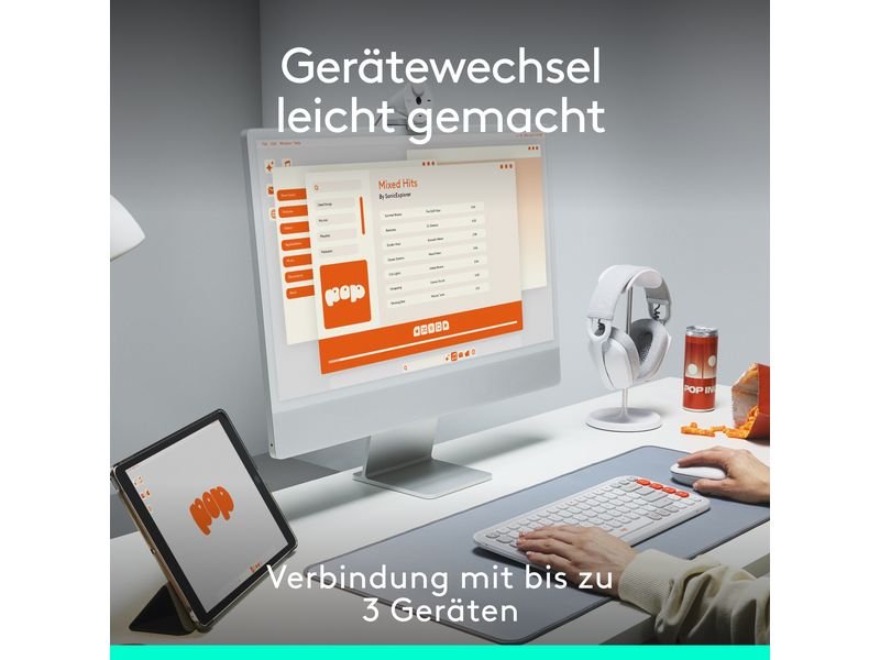 Logitech POP Mouse Rose 8