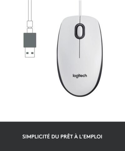 Logitech Souris M100 Optical 3