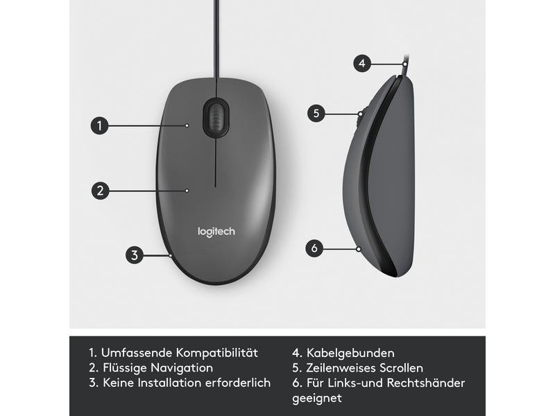 Logitech Maus M100 Optical 5