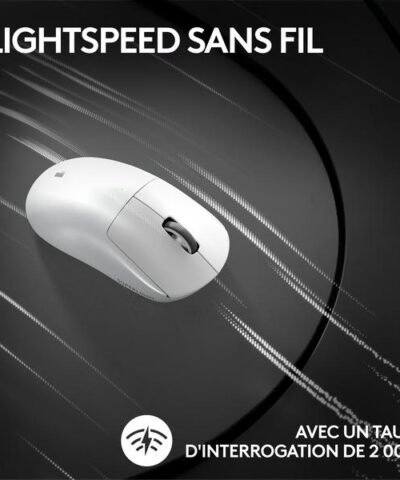 Logitech Souris de gaming Pro X Superlight 2 Lightspeed Blanc 6