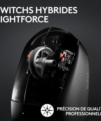 Logitech Souris de gaming Pro X Superlight 2 Lightspeed Blanc 3