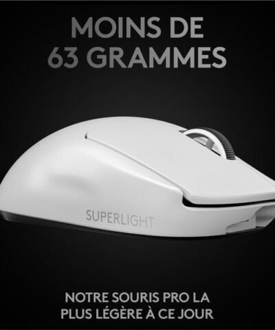 Logitech Souris de gaming Pro X Superlight Blanc 3