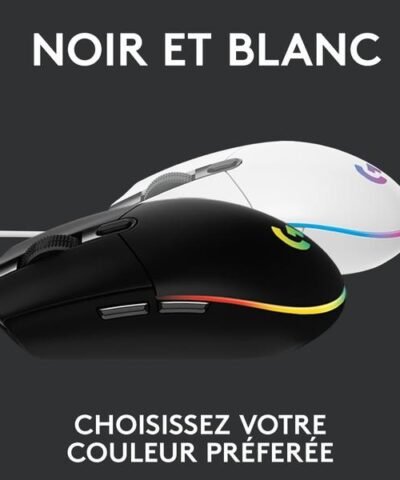 Logitech Souris de gaming G203 Lightsync Noir 7