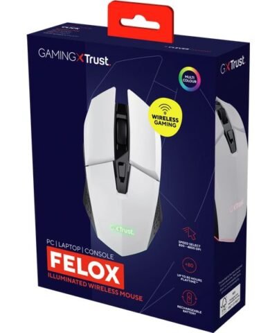 Trust Souris de gaming GXT110 Felox Blanc 6