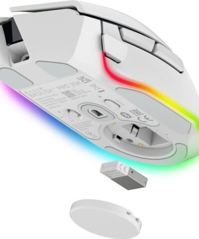 Razer Souris de gaming Razer Basilisk V3 Pro 35k Blanc 4