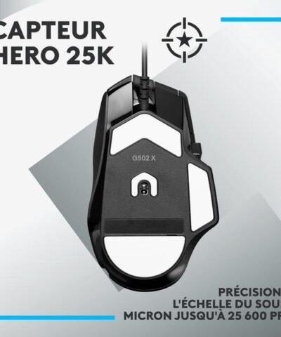 Logitech Souris de gaming G502 X Noir 4