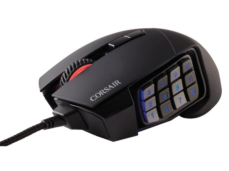 Corsair Souris de gaming Scimitar RGB Elite iCUE noir 8