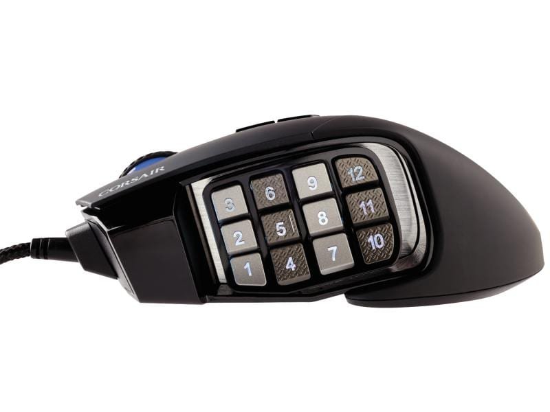 Corsair Souris de gaming Scimitar RGB Elite iCUE noir 6